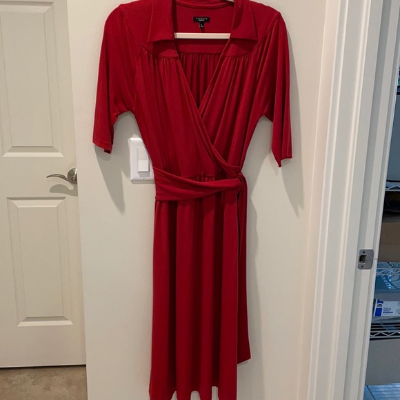 talbots wrap dress